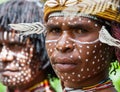 Portrait Dani tribe Warrior.